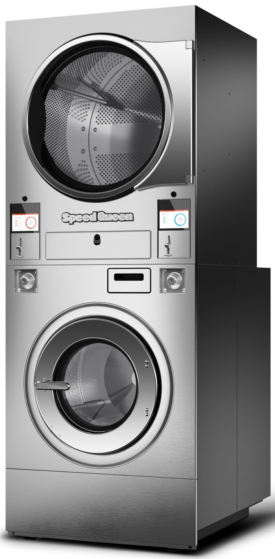 Stackable 14kg Washer And 14kg Dryer Speed Queen Equipment